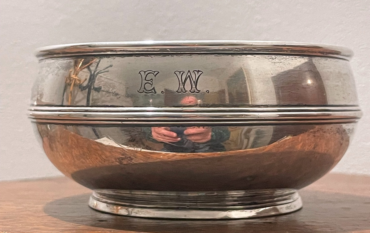 Petit bol en argent massif anglais – sterling – XIXe siècle
