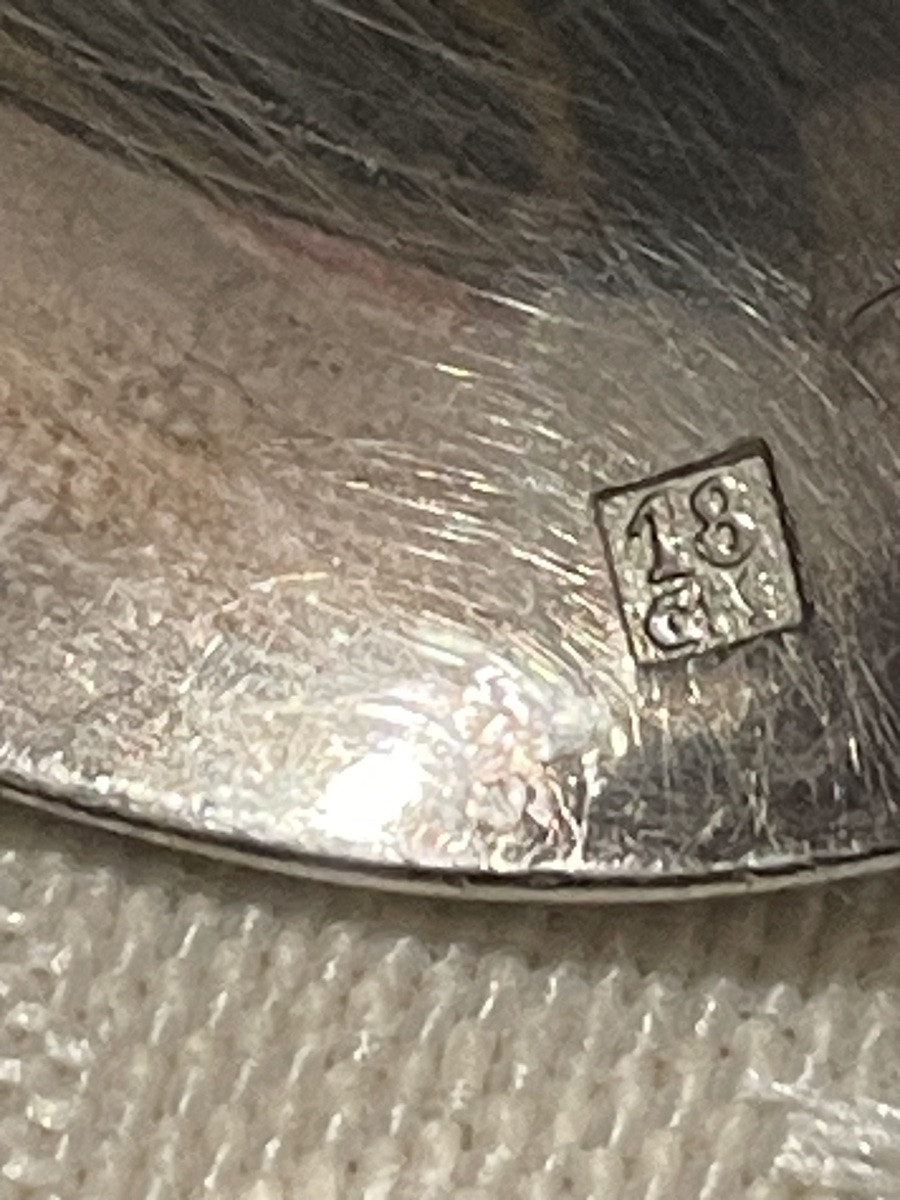 Set Of 12 Small 19th-century Solid Silver Spoons-photo-6