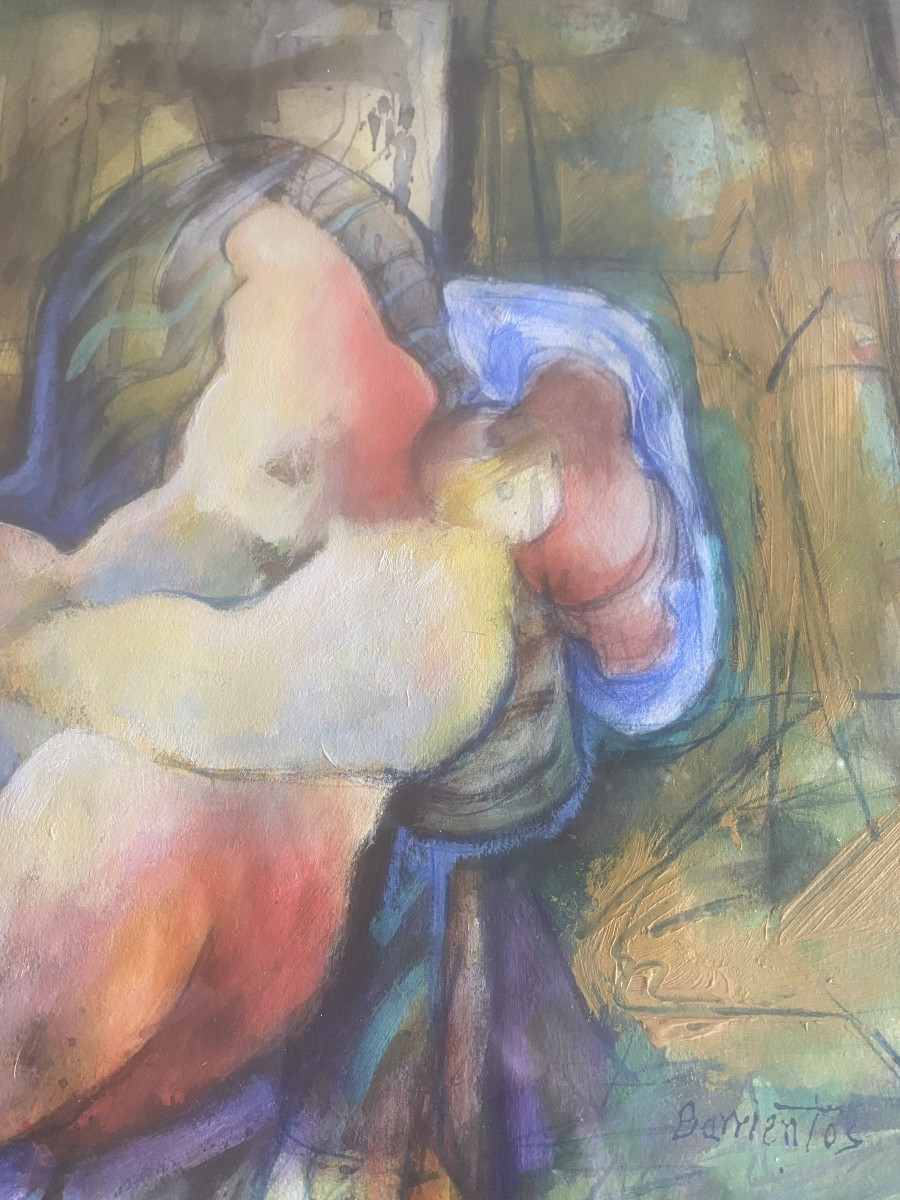 une aquarelle par le peintre péruvien WALTER BARIENTO-photo-3