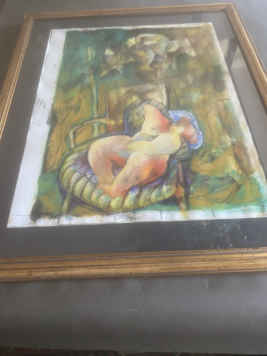une aquarelle par le peintre péruvien WALTER BARIENTO-photo-2