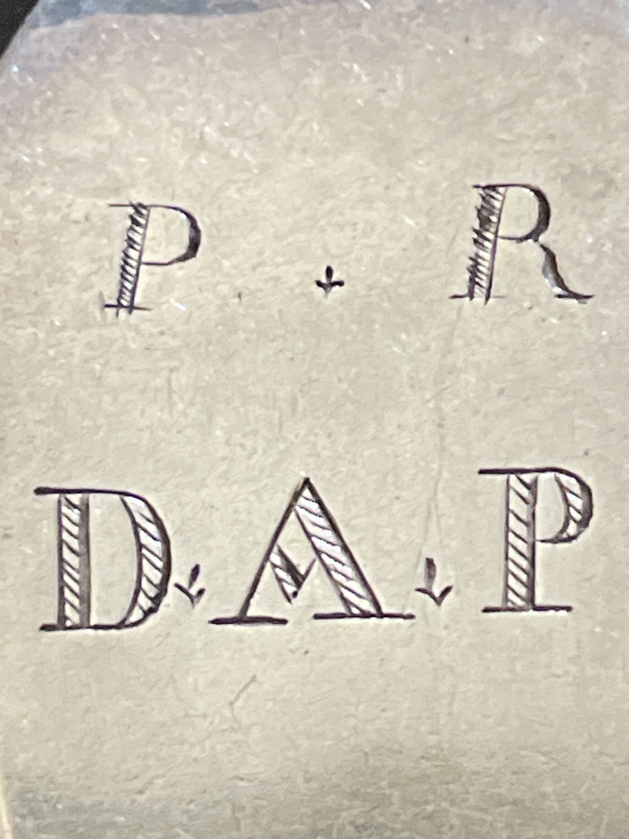 Couvert ancien en argent massif -Marseille-époque Consulat /Empire -photo-1