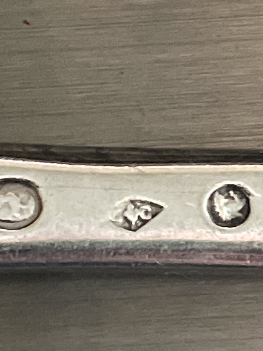 Couvert ancien en argent massif -Marseille-époque Consulat /Empire -photo-7