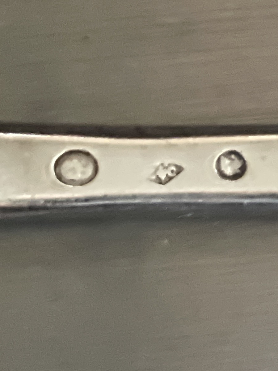 Couvert ancien en argent massif -Marseille-époque Consulat /Empire -photo-8