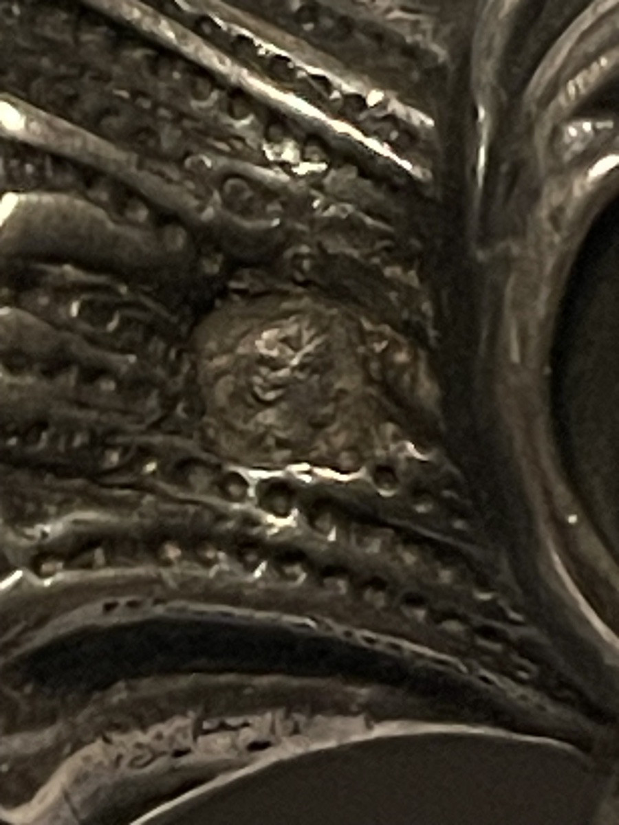 Solid Silver Fish Serving Set – Minerva Hallmark – Late 19th Century-photo-5