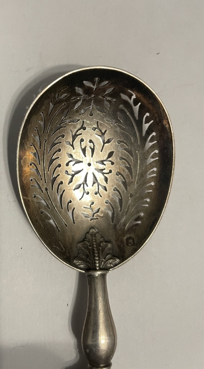 Solid Silver Serving Set – Silversmith François-auguste Boyer? – Paris, 19th Century-photo-4