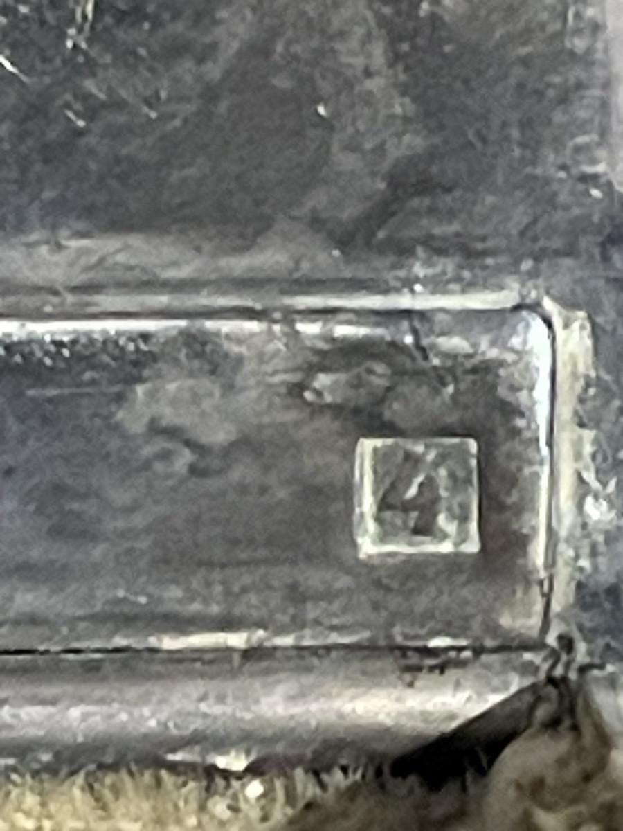 Rectangular Box In Solid Silver In Art Nouveau Style, Circa 1900.-photo-5