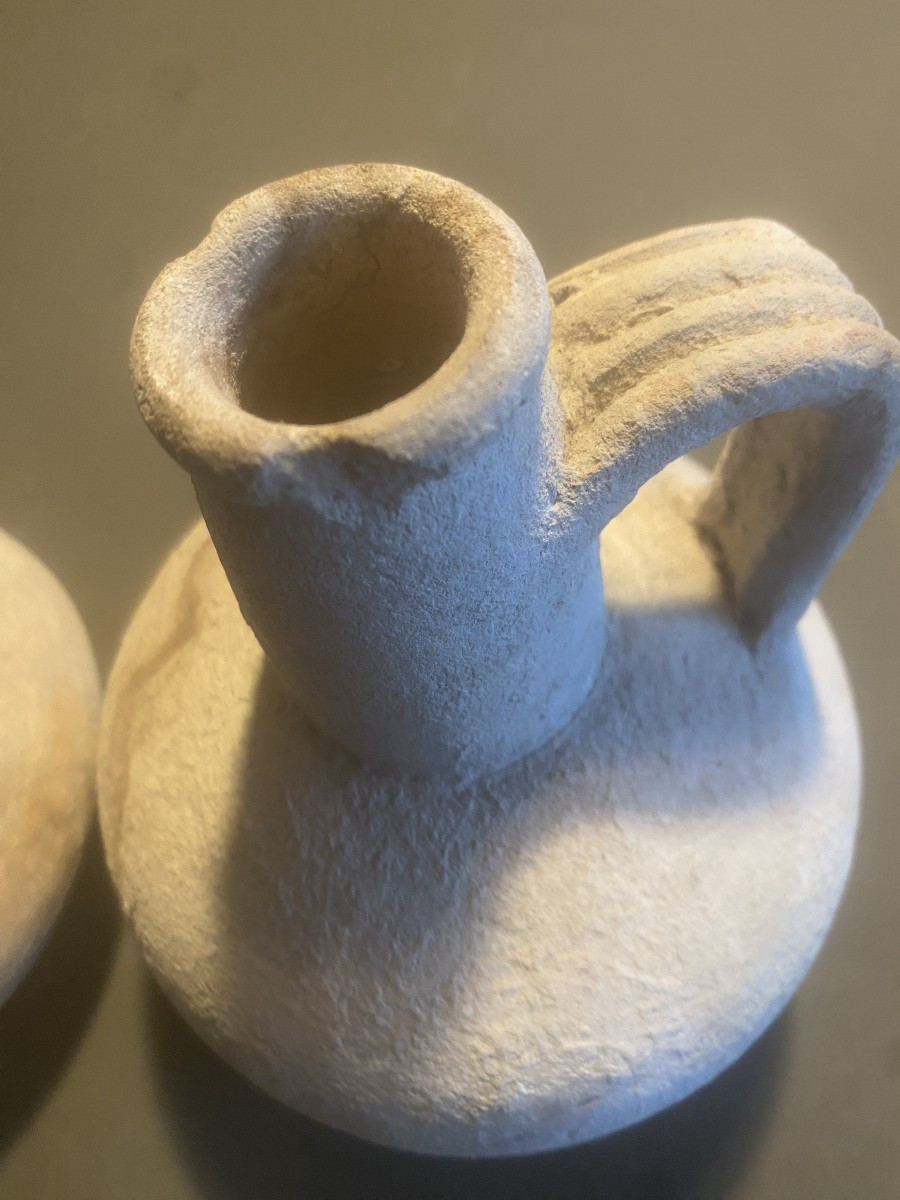 deux cruches en terre cuite d'époque Romaine-photo-3