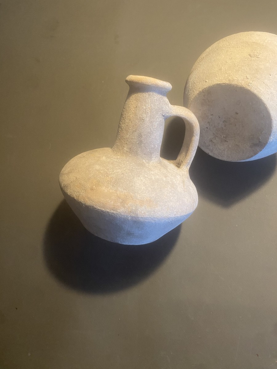 deux cruches en terre cuite d'époque Romaine-photo-5