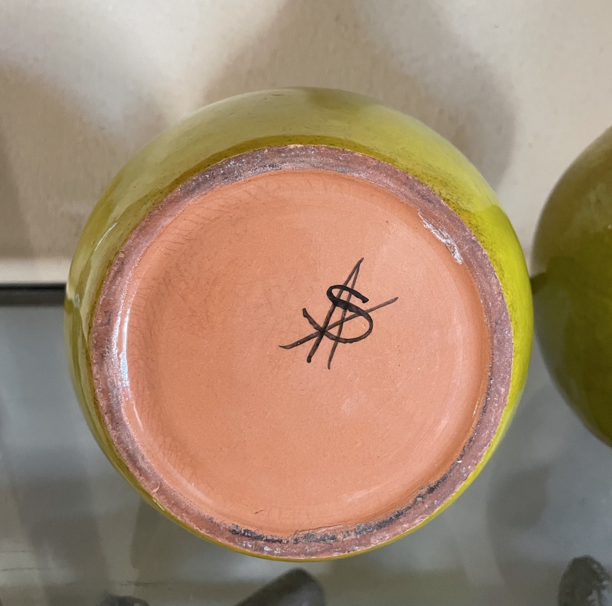 Pair Of Glazed Ceramic Pitchers – Atelier De Dieulefit – Circa 1950-photo-4