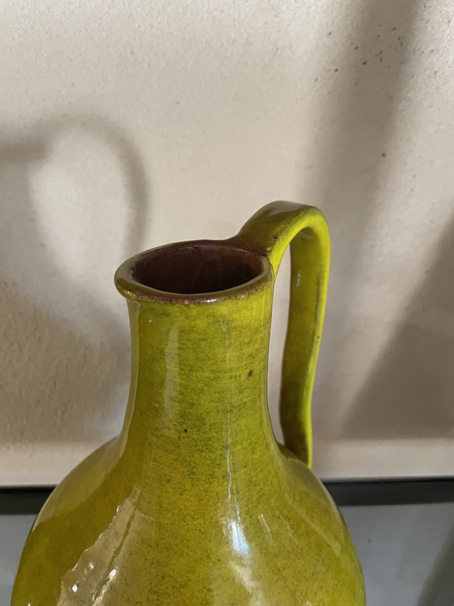 Pair Of Glazed Ceramic Pitchers – Atelier De Dieulefit – Circa 1950-photo-5