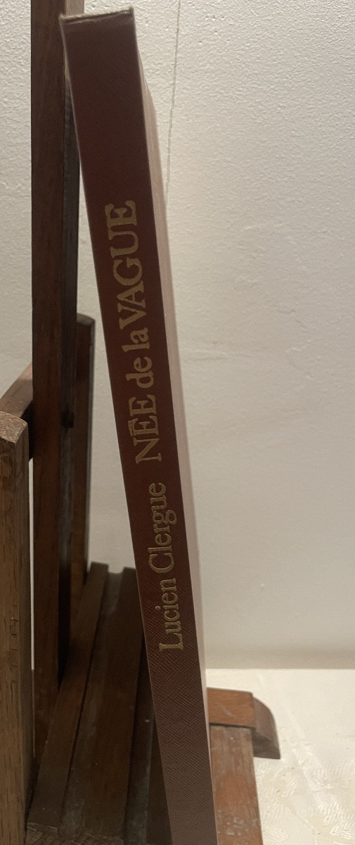 Lucien Clergue – Born Of The Wave, éditions Pierre Belfond, 1968 – Leather-bound, With Dust Jac-photo-3