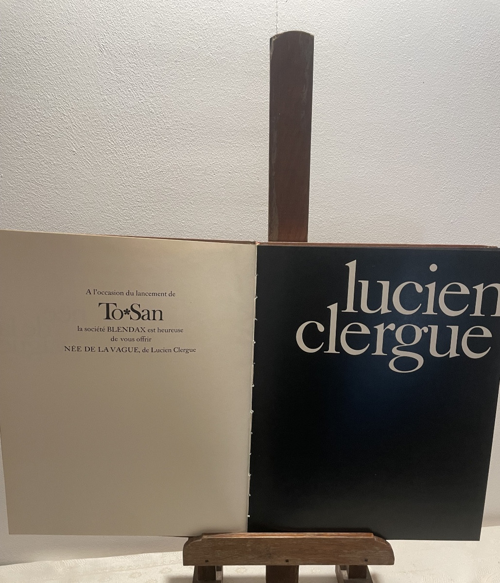 Lucien Clergue – Born Of The Wave, éditions Pierre Belfond, 1968 – Leather-bound, With Dust Jac-photo-4