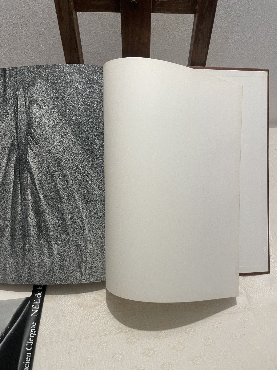 Lucien Clergue – Born Of The Wave, éditions Pierre Belfond, 1968 – Leather-bound, With Dust Jac-photo-6
