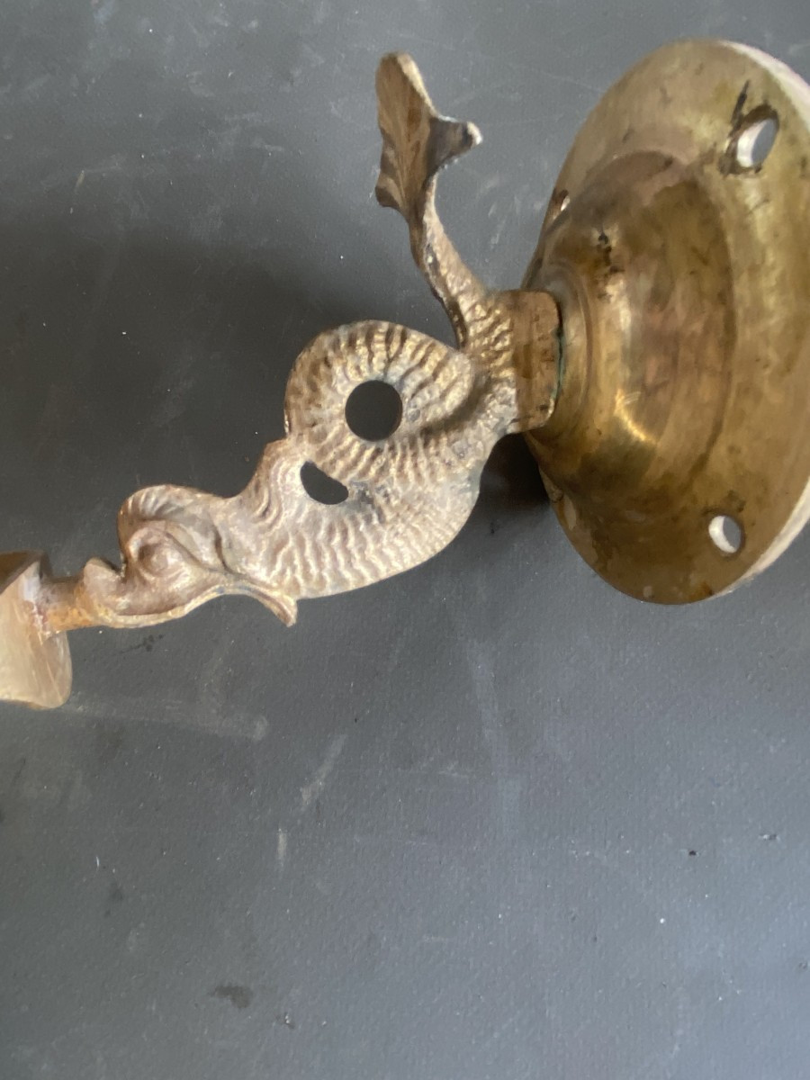 lampe de marine sur cardan époque XIX ° siècle-photo-5