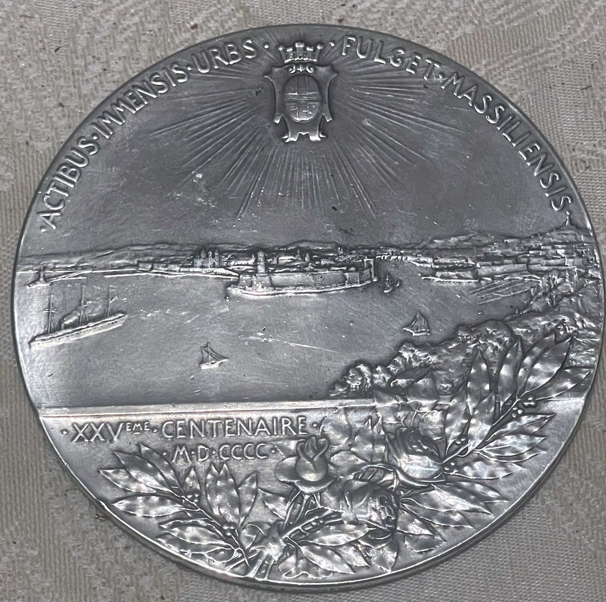 Silver Medal - Fondation De Marseille - 2500 Ans - A. Patey - N°172-photo-4