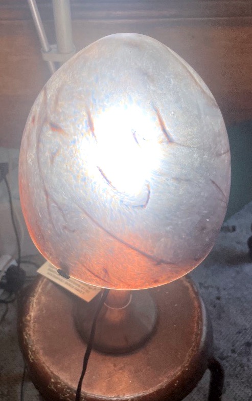 Lampe champignon en verre de la manufacture de VIANNE-photo-1