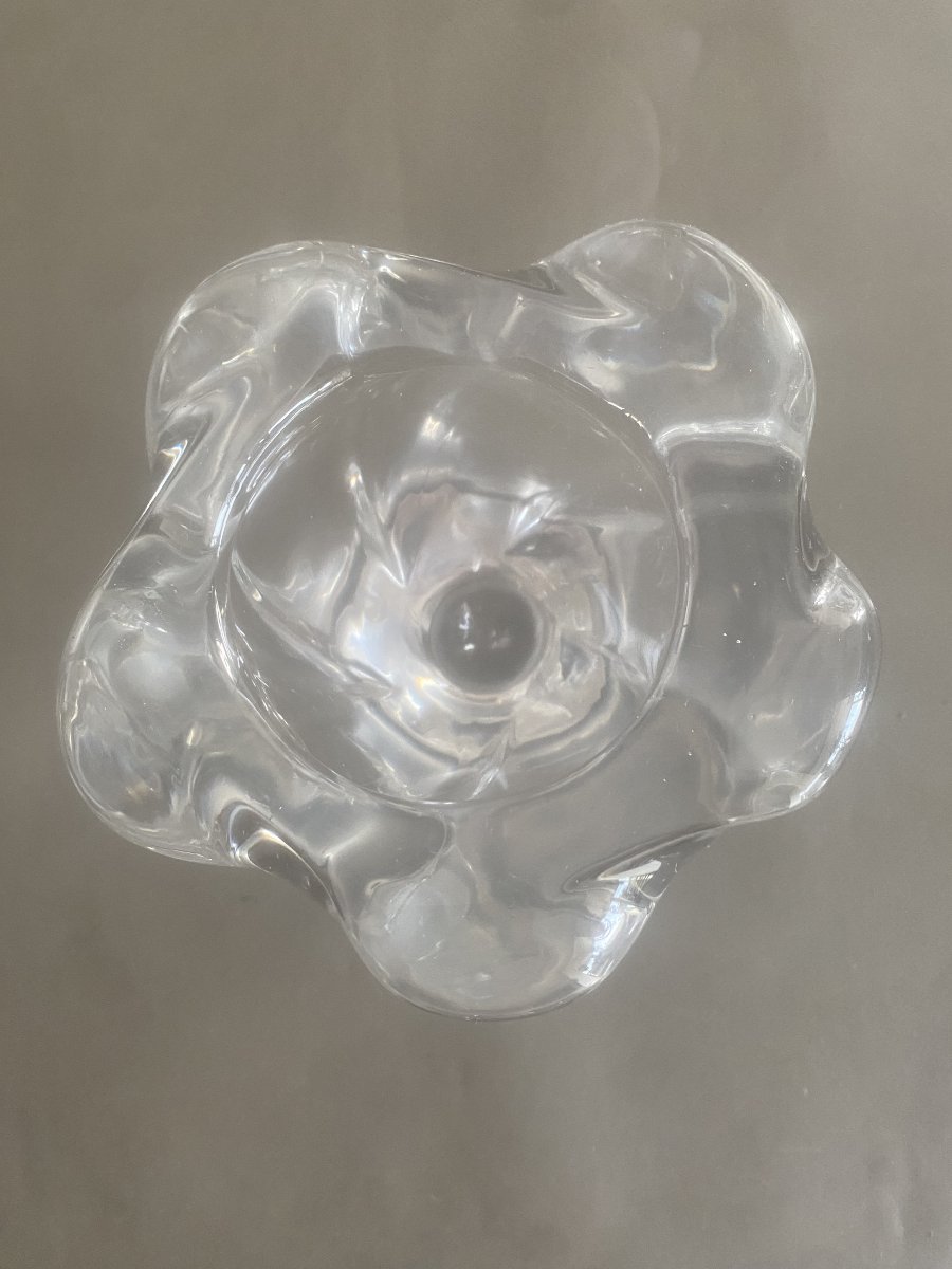 vase en cristal DAUM FRANCE Croix de Lorainne-photo-2