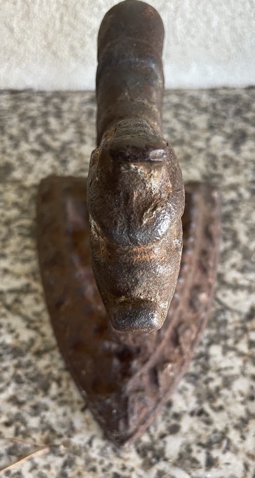 Rare fer à repasser en fonte de fer - zoomorphe – Art populaire – XVIIIᵉ siècle probable !-photo-6