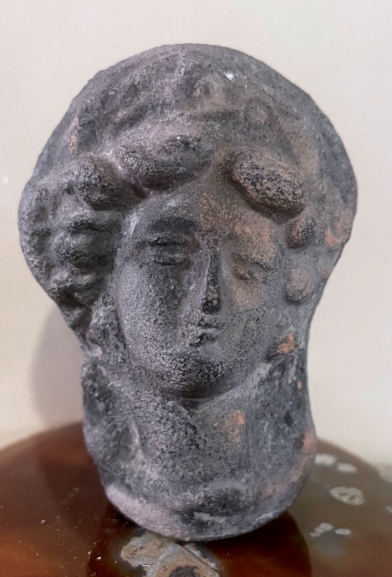 Hollow Terracotta Female Head – Hellenistic Or Roman Tradition; Requires Further Study