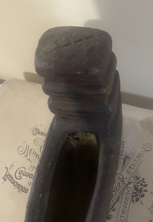 Antique Carved Stone Oil Lamp – From The Levant (syria Or Jordan?), 18th–19th Centuries-photo-2