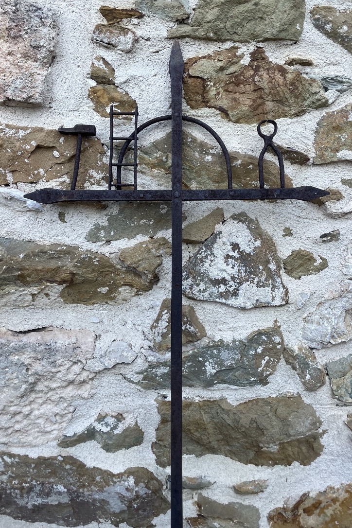 Croix de chemin en fer forgé – Gévaudan / Haute-Loire, début XIXe siècle-photo-1