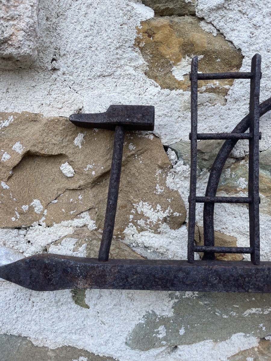 Croix de chemin en fer forgé – Gévaudan / Haute-Loire, début XIXe siècle-photo-2