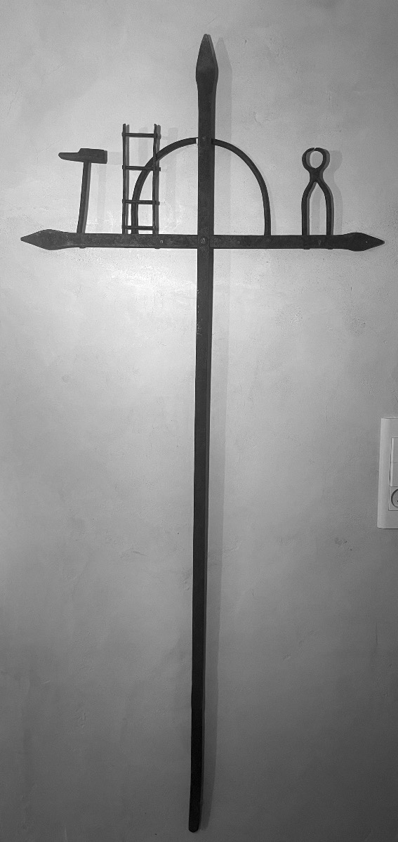 Croix de chemin en fer forgé – Gévaudan / Haute-Loire, début XIXe siècle