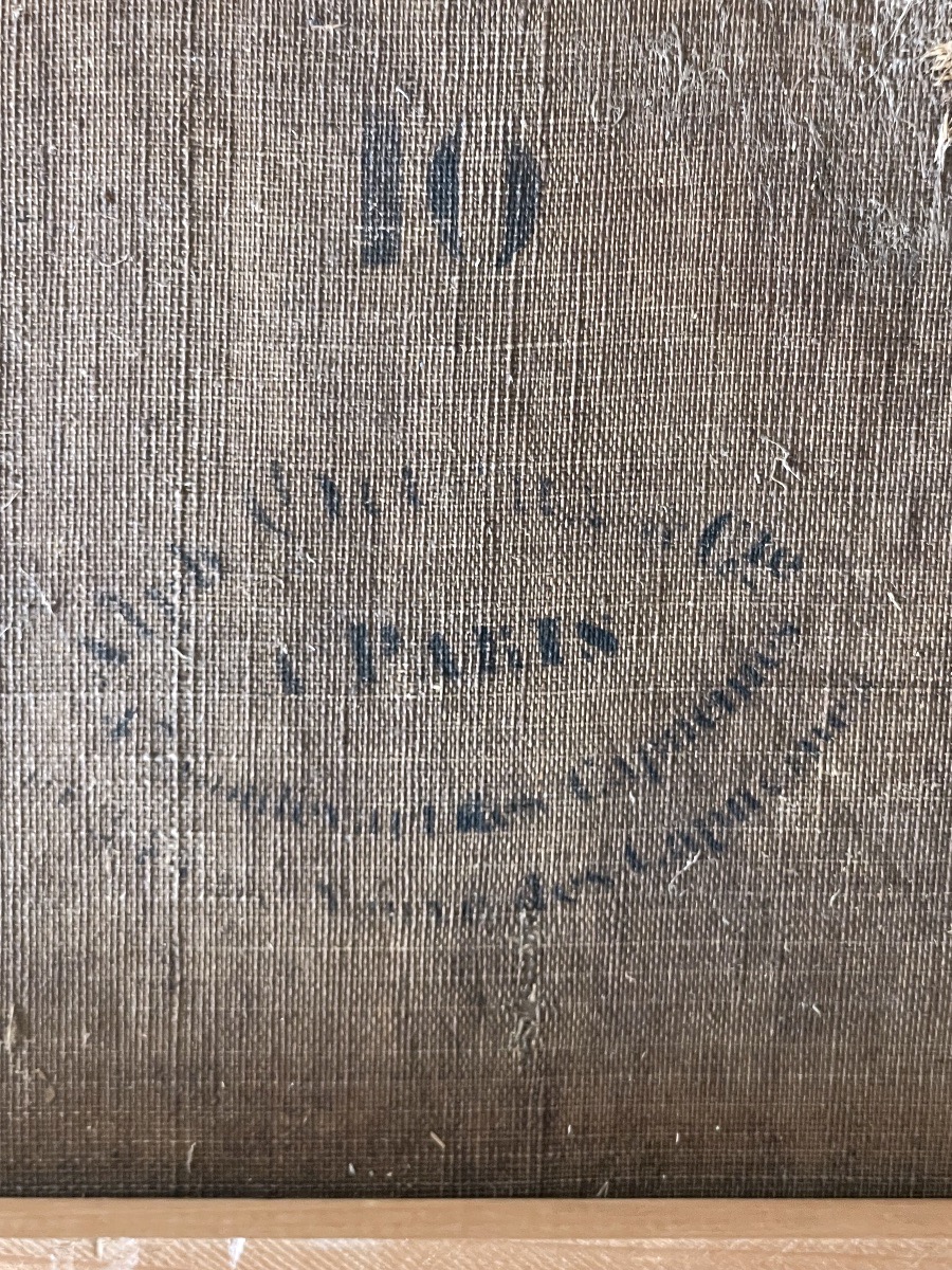 Napolitaine au bord de la mer — XIXe siècle Huile sur toile, vers 1870-1880.-photo-6