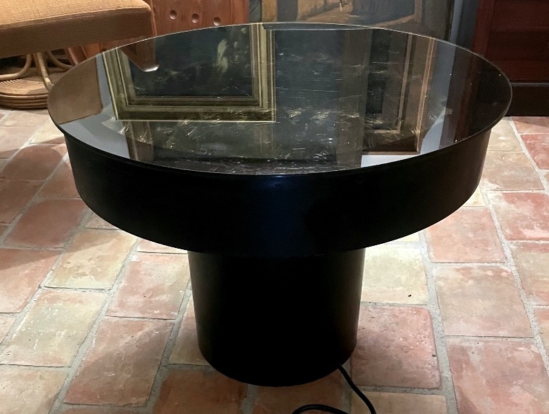 Table lumineuse cinétique à fibres optiques – années 1970