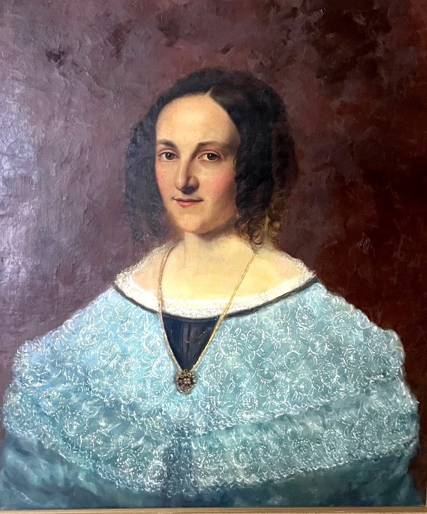 Portrait Of A Young Woman  – 1840, 19th-century French School – Attributed To J. L. Espérandieu?-photo-2