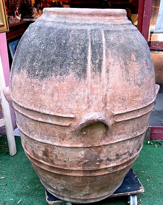 Grande jarre ancienne en terre cuite  Type Orcio Toscano XIX ème 