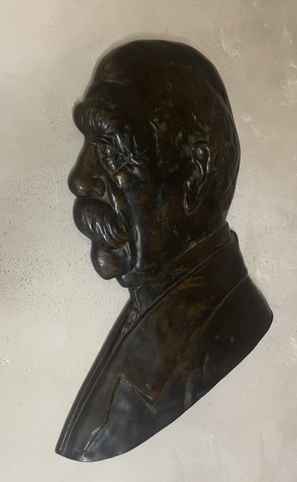 Bronze-patinated Cast-iron Plaque – Portrait Of Otto Von Bismarck-photo-6