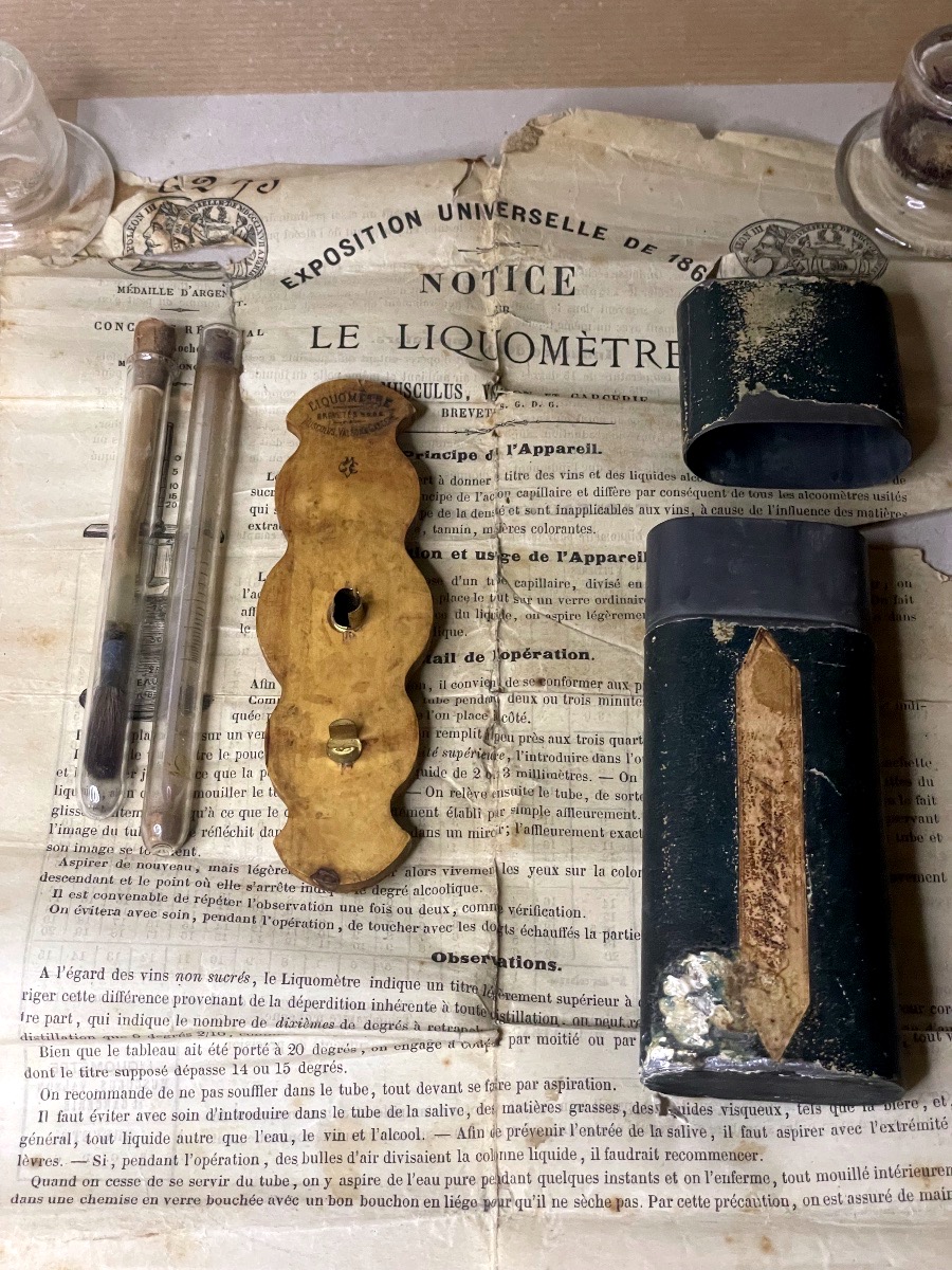Antique Musculus, Valson & Garcerie Hydrometer – Circa 1865 – Scientific Instrument For Oenolog