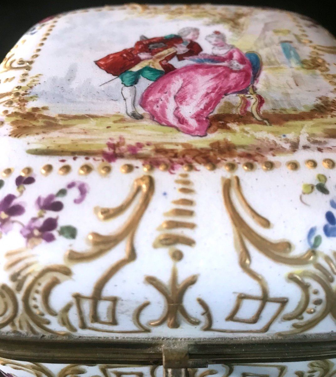 Boite En Porcelaine De Meissen-photo-1