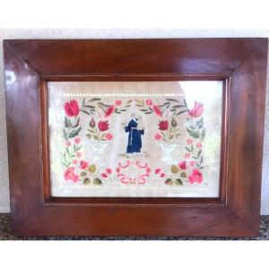 Ex Voto Broderie  Saint Antoine