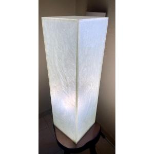 Lampe Colonne En Perpex Façon Nacre 