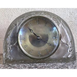 Pendule au moineaux R Lalique et Ato 