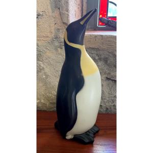 Manchot tire lire en céramique -Braedstrup denmark -Pondus cup 1983