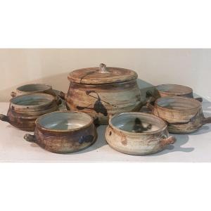 Ensemble de table en grès – Poterie du Colombier