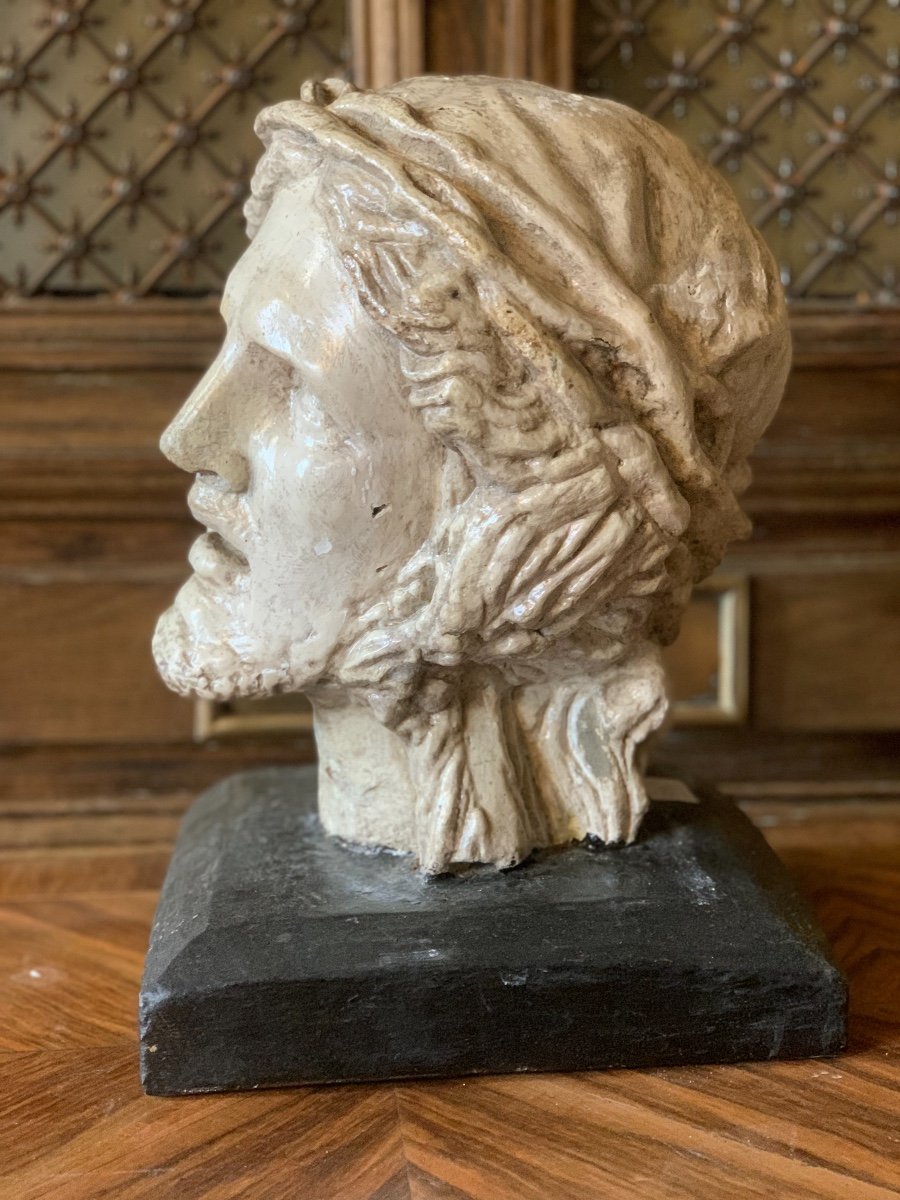 Head Of Christ In Plaster-photo-2