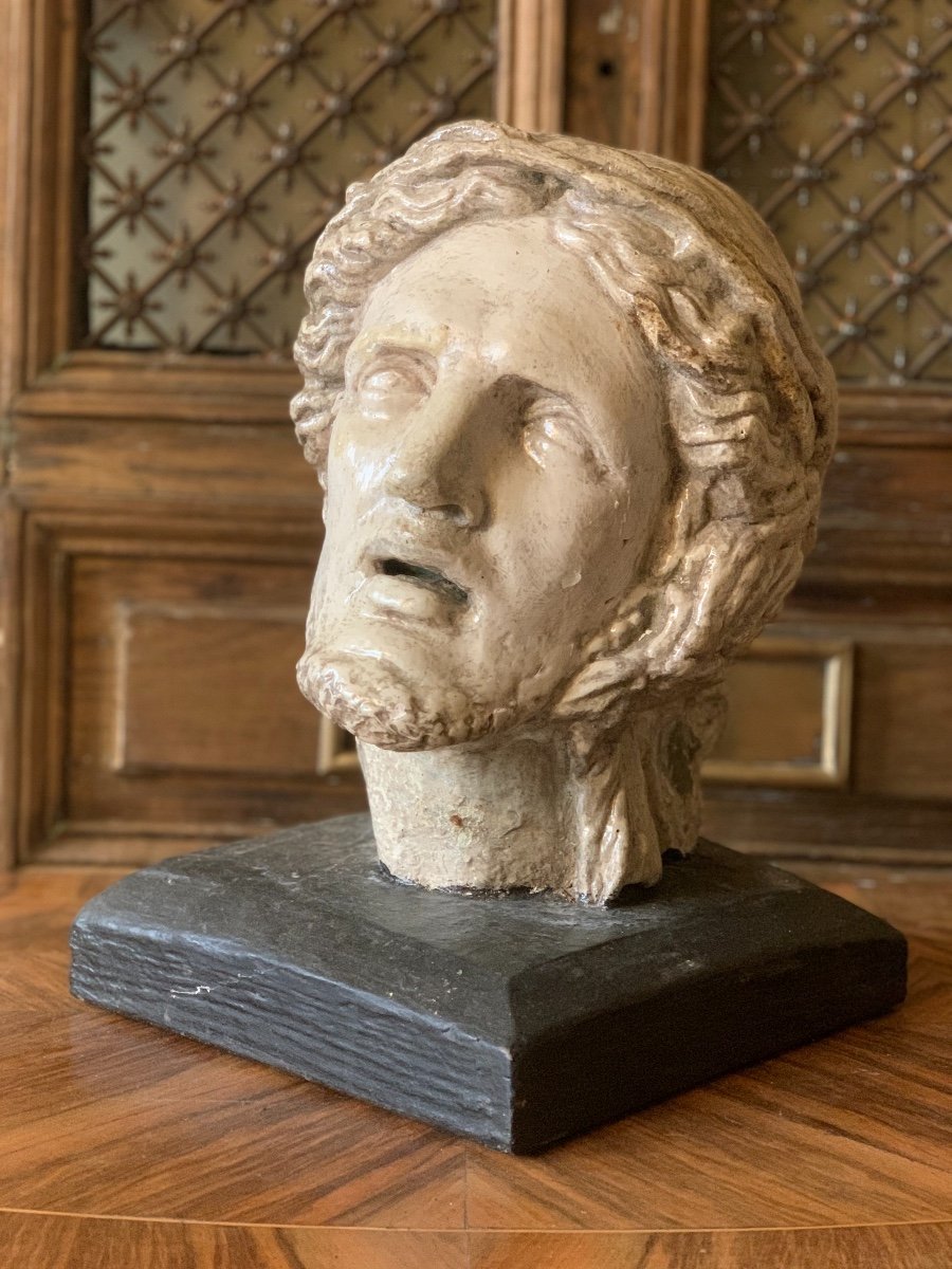 Head Of Christ In Plaster