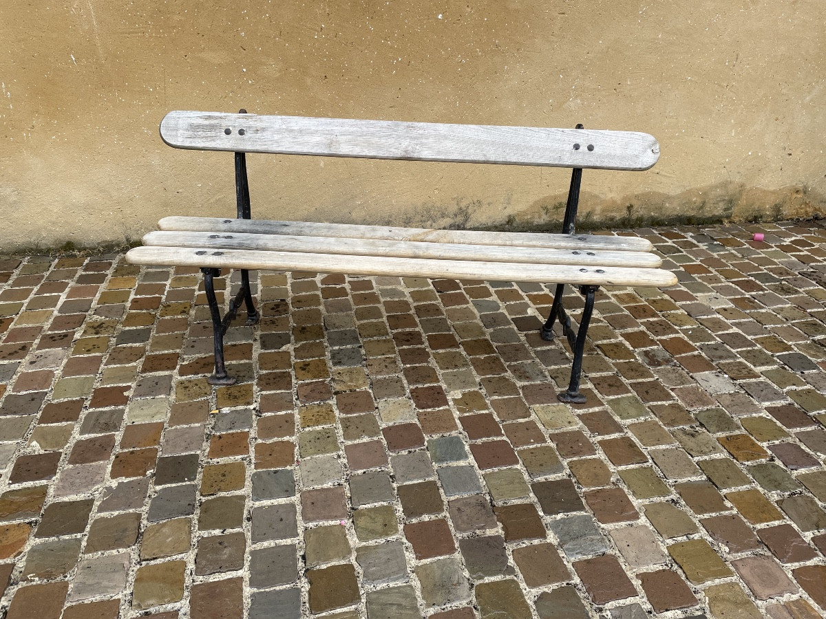 Banc de jardin  XIX eme siècle -photo-4