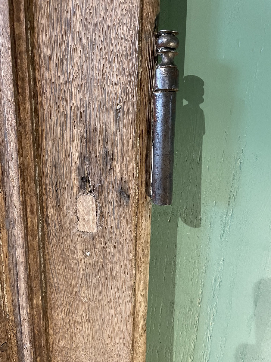 18th Century Oak Door, Full Frame, 213 X 83 Cm-photo-1