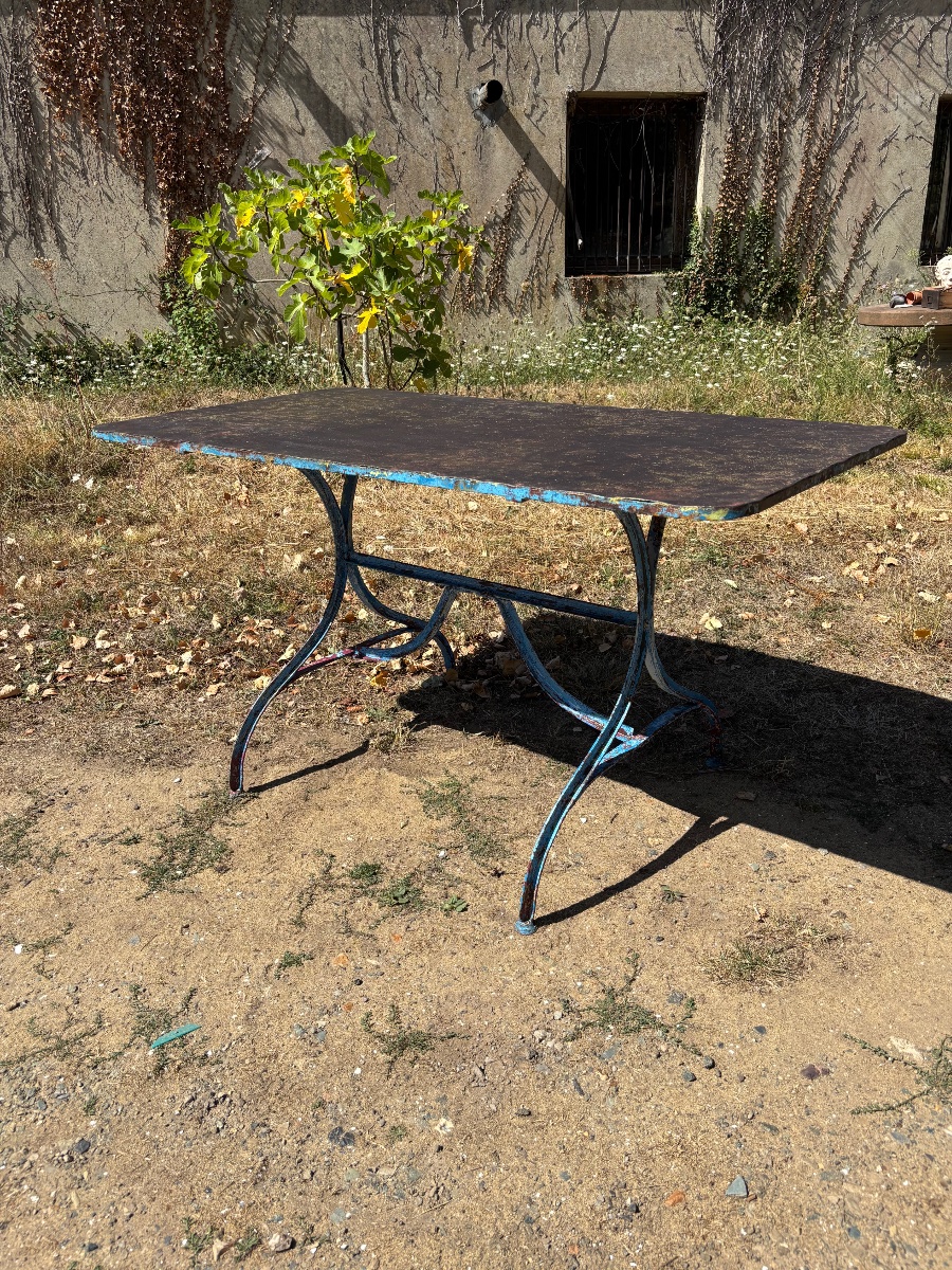 Wrought-iron Garden Table 
