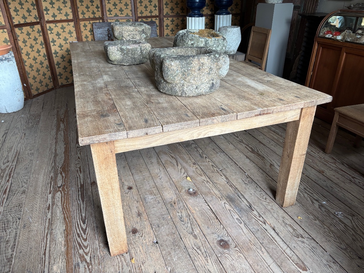 Large Oak Table, 250 X 126 Cm-photo-2