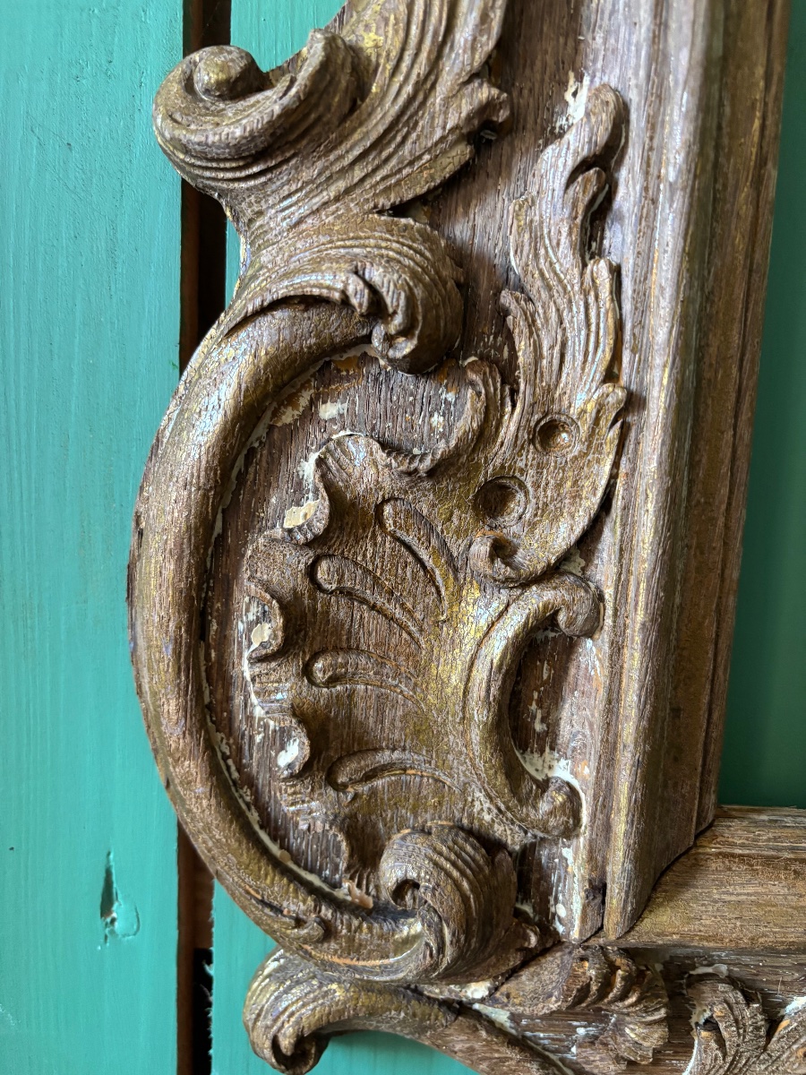 Oak Frame, Louis XV Style. 19th Century -photo-2