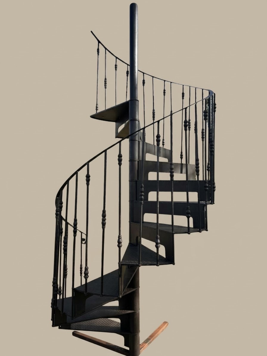 Spiral Staircase Made Of Iron 