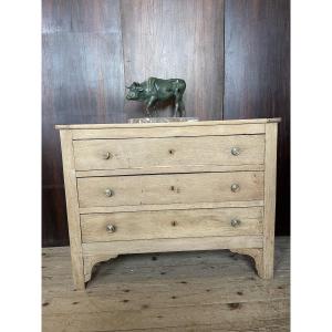 Small 19th Century Oak Chest Of Drawers 