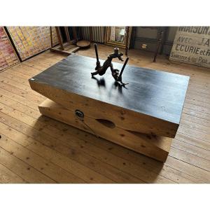 Coffee Table Shaped Like A Clothespin