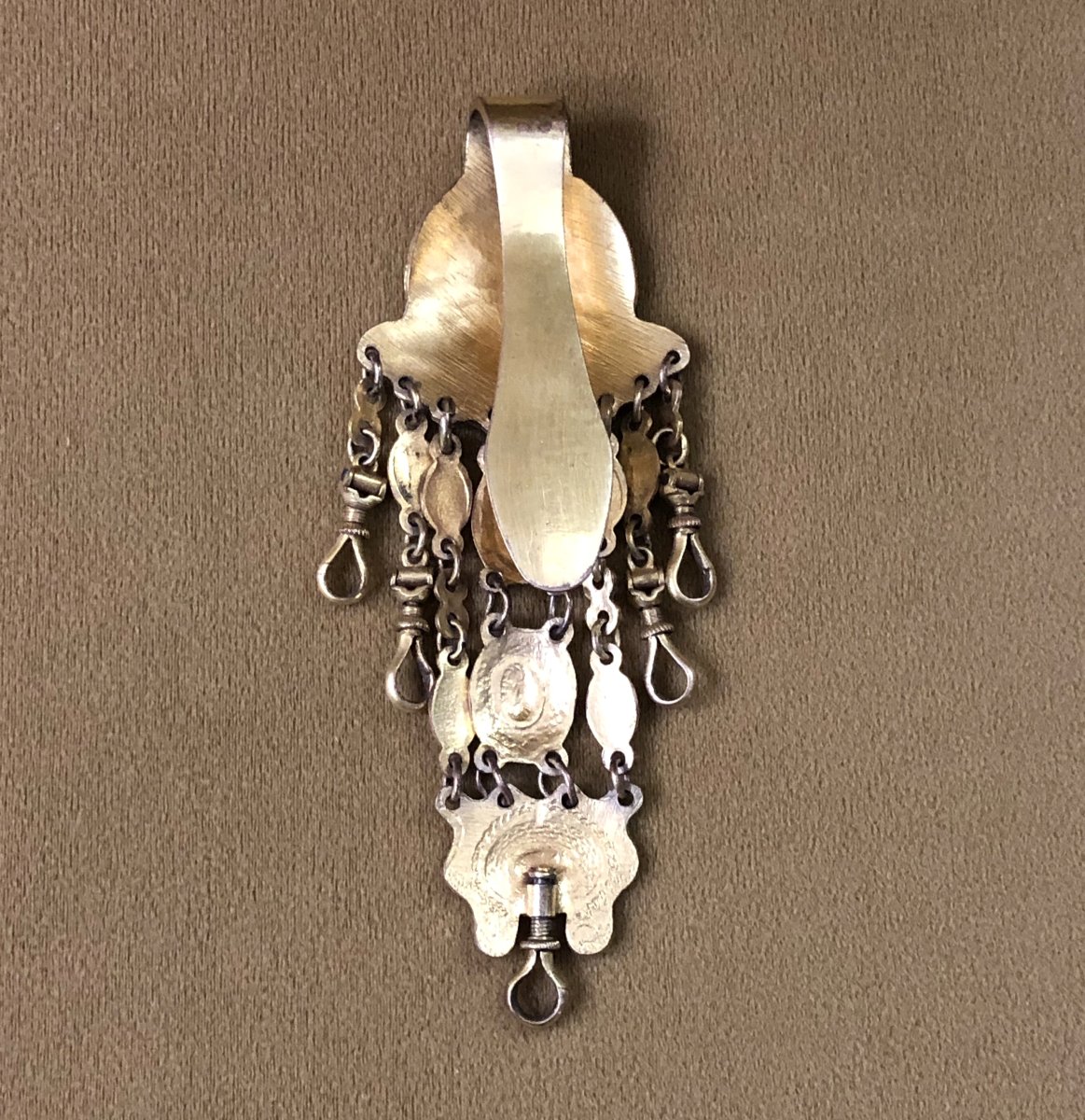 ancienne chatelaine / clavet en pomponne XVIII ème-photo-1